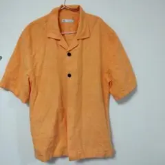 ZARA オレンジ 半袖シャツ L