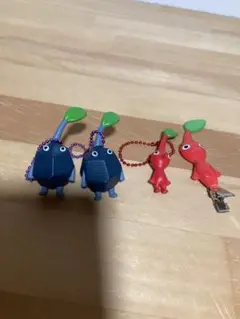 ピクミン　グミ　マスコット　キーホルダー　岩　赤　おまけ