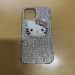 ハローキティ iPhone12pro キラキラ　デコ