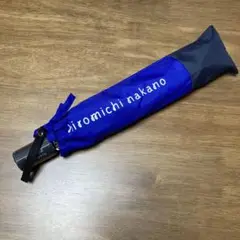 hiromichi nakano 折りたたみ傘 青　雨傘　ネイビー