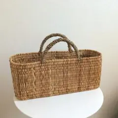 横長 かごバッグ　バスケット
