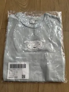 新品タグ付き　アプレレクール　クレヨンしんちゃん　シロ　Tシャツ　サックスブルー