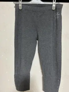 フェリシモhaco Sloe ボタン付きグレー スパッツ S-M