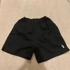 黒 ショートパンツ ゴムウエスト