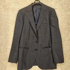 ダークネイビー ジャケットとパンツセットアップ サイズ48
