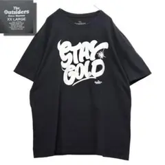 The Outsiders STAY GOLD Tシャツ XXL 黒 輸入 古着