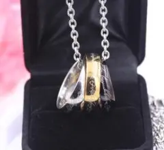 151 新品 トリプル ネックレス☆プレゼントにも ネックレス 男女兼用