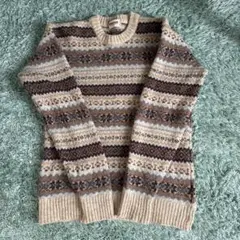 “M'GREGOR Striped Knit Sweater, Size M”