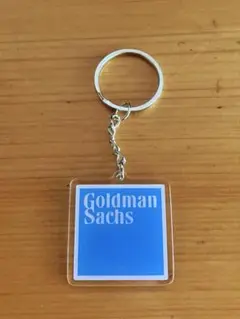 ゴールドマンサックス キーホルダー 企業 ロゴ エリート 証券 外資 ノベルティ