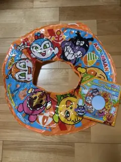 アンパンマン 浮き輪　うきわ　50cm ロープ付き