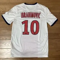 【美品！】13/14 PSG ♯10 イブラヒモビッチ【Lサイズ】ホーム PSG（A）選手用 14/15 イブラヒモビッチ＃10