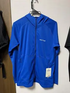 モンベルクールパーカーSブルー