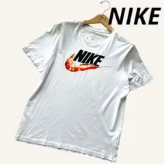 ナイキ NIKE シュリンプロゴ 海老 ホワイト Tシャツ L スウォッシュ