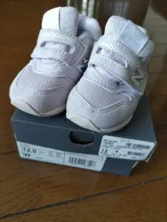 New Balance ベビーシューズ 12.0 W ライトパープル