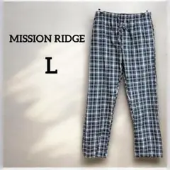 MISSION RIDGE 【L】チェック柄 カジュアルパンツ スパッツ