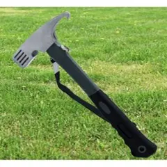 ペグハンマー ペグ抜き テント キャンプ用品 アウトドア ソロキャンプ 金槌