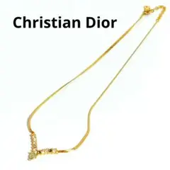 Christian Dior ディオール ヴィンテージ ゴールド色 ネックレス