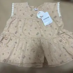 【新品未使用タグ付き】mamaraku 花柄チュニック 120