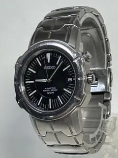 【二次電池新品】デザイン秀逸 SEIKO KINETIC 5M42-0G60