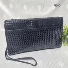 FENDI フェンディ イントレチャート ショルダーバッグ クラッチバッグ