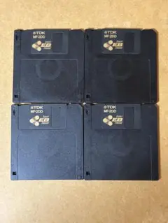 TDKのマイクロフロッピーディスクMF-2DD 4枚