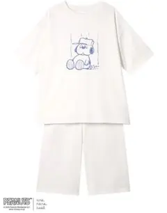 ウンナナクール 【綿混】PEANUTS スヌーピー オラフ やわらか天竺パジャマ