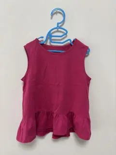 UNIQLO AIRism フリルタンクトップ 130