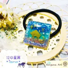 『12の星屑 ＊Taurus＊』 牡牛座 ヘアゴム
