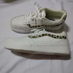 VANS ホワイト レオパード スニーカー 29cm 未使用に近い
