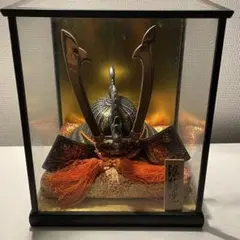 銀龍兜 骨董品 五月人形
