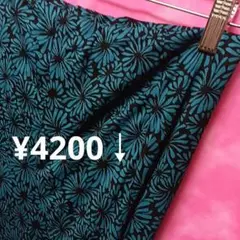 ⚜️Lサイズ【限定♥】ディナ　バックマン　ロングスカート　緑　¥4200↓