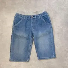 美品 デニム ハーフパンツ 150cm 男の子