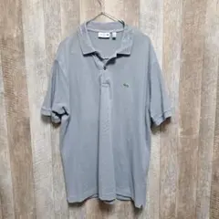 LACOSTE クラシックフィット ポロシャツ グレー U5 XL