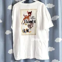 新品タグ付き GU ジーユー ディズニー バンビ ビッグTシャツ L