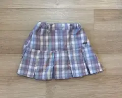 ALGY チェック柄スカパン　XS（135cm-145cm）