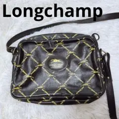 極美品【Longchamp ロンシャン】ショルダーバッグ/ホースロゴ/フランス製