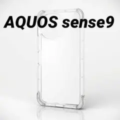AQUOS sense9 用 MUBRAIN ハイブリッドケース クリア