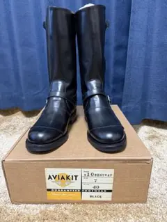 極美品!! ルイスレザー製レザーブーツ ウエストウェイ サイズUK7 26cm Westway Boots No.W10 - Lewis Leathers Japan