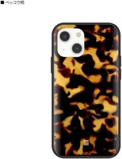 ベッコウ柄 iPhone 14/13用ハイブリッドケース