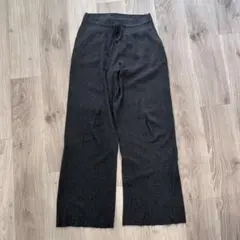 UNIQLO ワイドパンツ XL ダークグレー