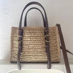 ZARA ♡ 編み込みボディミニトート
