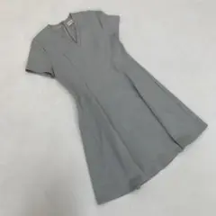 ⭐カルバンクライン⭐Calvin Klein 半袖 深Vネック ワンピース 無地