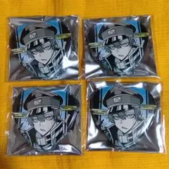 桃源暗鬼　囲岬　ハート型缶バッジ　4個セット　アニメイト限定