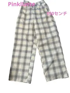 【美品】Pink latte ピンクラテ　チェック柄パンツ