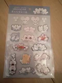 ぷっくりシール WAKKA de IKKA ワッカネズミ イッカネズミ ポケモン