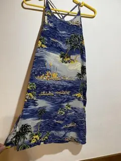 GAP 子供服Mサイズ　リゾートワンピース　ブルー