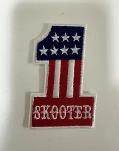 レア SKOOTER 刺繍 ワッペン パッチ USA スクーター