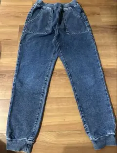 GU 男の子　デニム　ジョガーパンツ　150