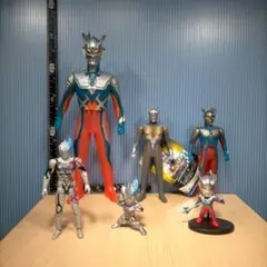 ウルトラマンゼロ・ブレーザー　ソフビフィギュア６点セット