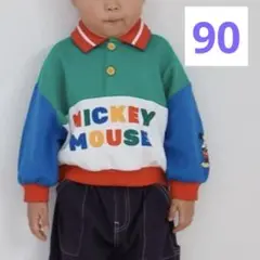 しまむら halupiコラボ Disney Mickey Mouse トレーナー